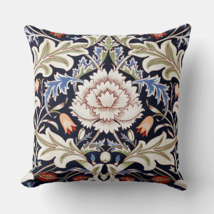 William Morris Vintage Severn Blue Blommigt Flower Kudde