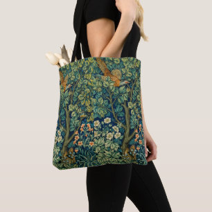 William Morris Vintage Stil Tote Bag, återanvändba Tygkasse