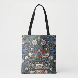 William Morris Vintage Strawberry Thief Mönster Tygkasse