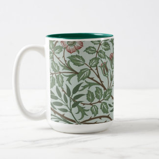 William Morris Vintage Sweet Briar Ro Foliage Två-Tonad Mugg