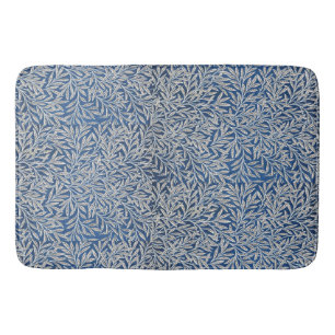 William Morris Vintage Willow Löv Mörk blått Badrumsmatta