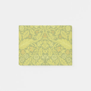 William Morris Violet Columbine Navy Blommönster Post-it Block