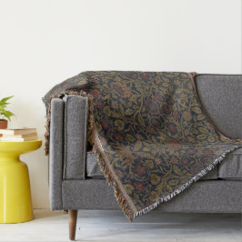 William Morris: Violet & Columbine Throw Blanket Filt