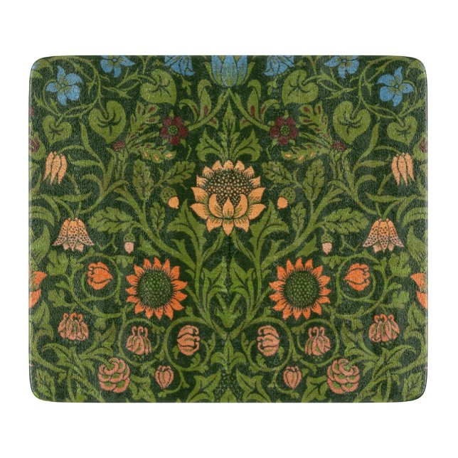 William Morris Violet och Columbine Art Matta (Framsidan)