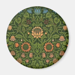 William Morris Violet och Columbine Art Matta Magnet