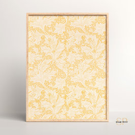 William Morris Wallblomma Tapet Design Art Poster