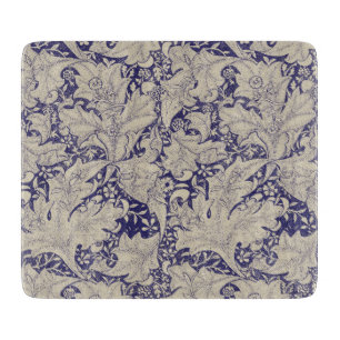 William Morris Wallflower Mönster Antik Blå
