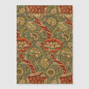 William Morris Wandle engelskt blomsterdamastmönst
