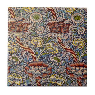 William Morris Wandle English Blommigt Damask Desi Kakelplatta