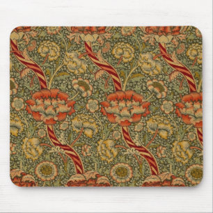 William Morris Wandle English Blommigt Damask Desi Musmatta