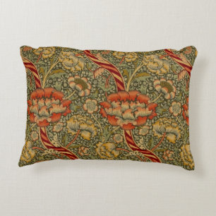 William Morris Wandle English Blommigt Damask Desi Prydnadskudde