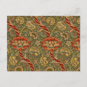William Morris Wandle English Blommigt Damask Desi Vykort