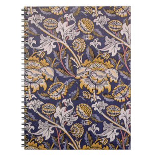 William Morris Wey Blommig Konst Handverk Tapet Anteckningsbok Med Spiral