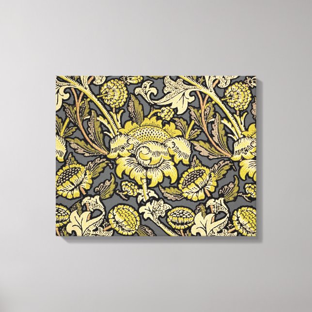 William Morris Wey Blommig Konst Handverk Tapet Canvastryck (Framsida)