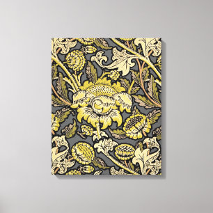 William Morris Wey Blommig Konst Handverk Tapet Canvastryck