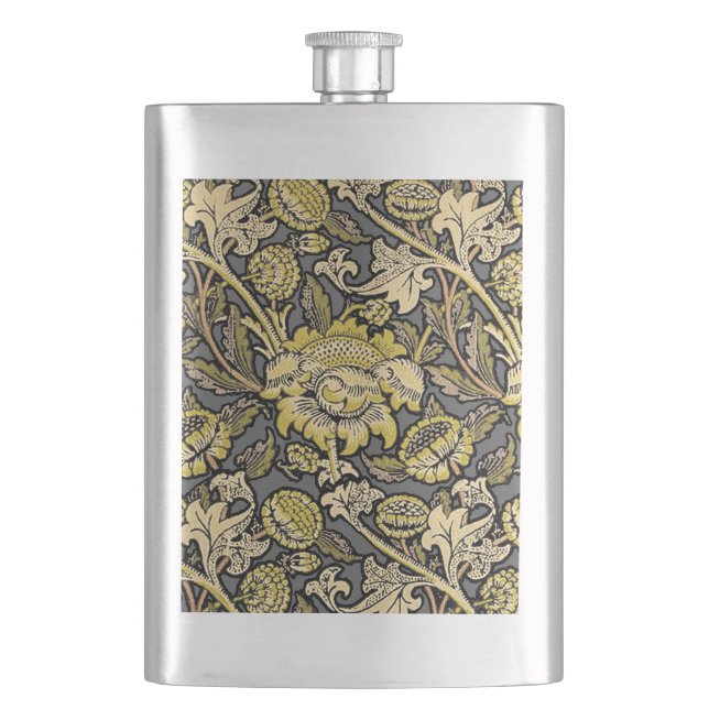 William Morris Wey Blommig Konst Handverk Tapet Fickplunta (Framsidan)