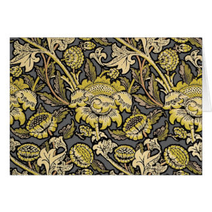 William Morris Wey Blommig Konst Handverk Tapet Hälsningskort