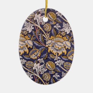 William Morris Wey Blommig Konst Handverk Tapet Julgransprydnad Keramik