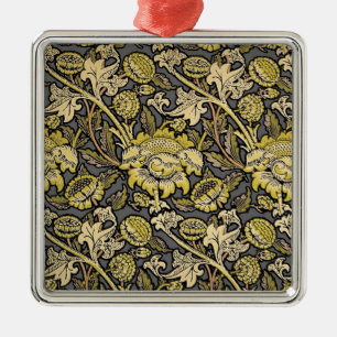 William Morris Wey Blommig Konst Handverk Tapet Julgransprydnad Metall