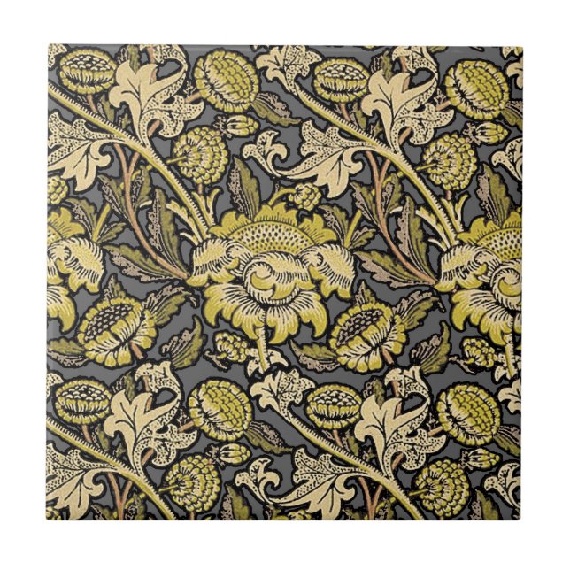 William Morris Wey Blommig Konst Handverk Tapet Kakelplatta (Framsidan)