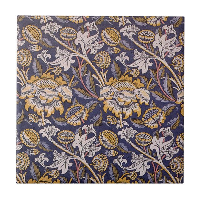 William Morris Wey Blommig Konst Handverk Tapet Kakelplatta (Framsidan)