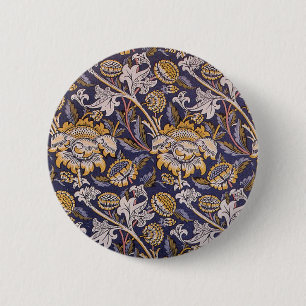 William Morris Wey Blommig Konst Handverk Tapet Knapp