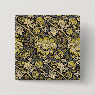 William Morris Wey Blommig Konst Handverk Tapet Knapp