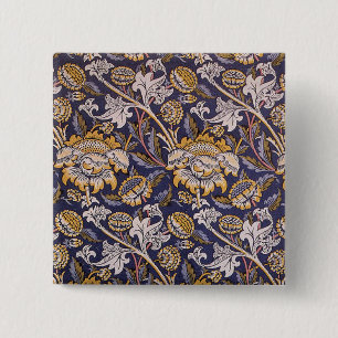 William Morris Wey Blommig Konst Handverk Tapet Knapp