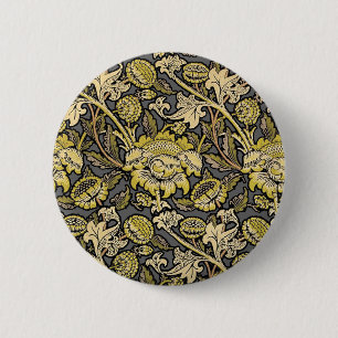 William Morris Wey Blommig Konst Handverk Tapet Knapp
