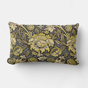 William Morris Wey Blommig Konst Handverk Tapet Lumbarkudde