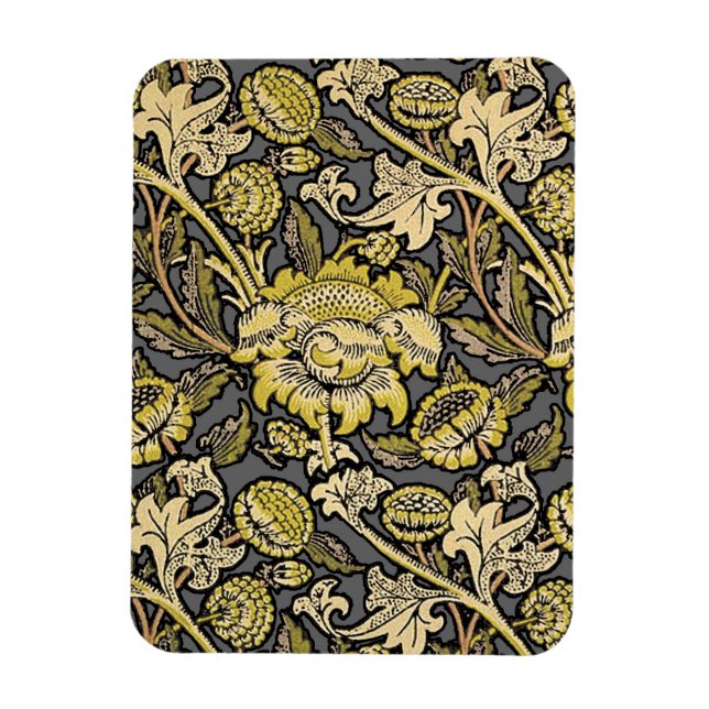 William Morris Wey Blommig Konst Handverk Tapet Magnet (Vertikal)