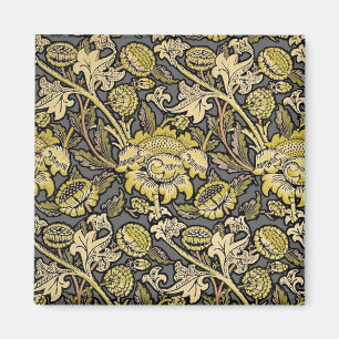 William Morris Wey Blommig Konst Handverk Tapet Magnet