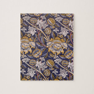 William Morris Wey Blommig Konst Handverk Tapet Pussel