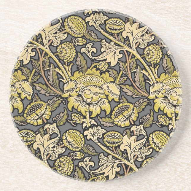 William Morris Wey Blommig Konst Handverk Tapet Underlägg (Framsidan)