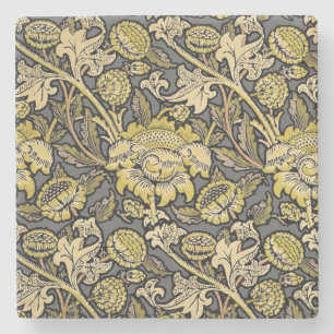William Morris Wey Blommig Konst Handverk Tapet Underlägg Sten