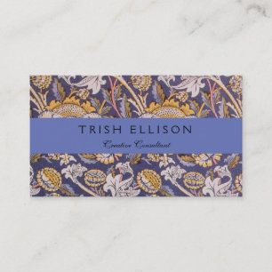 William Morris Wey Blommig Konst Handverk Tapet Visitkort