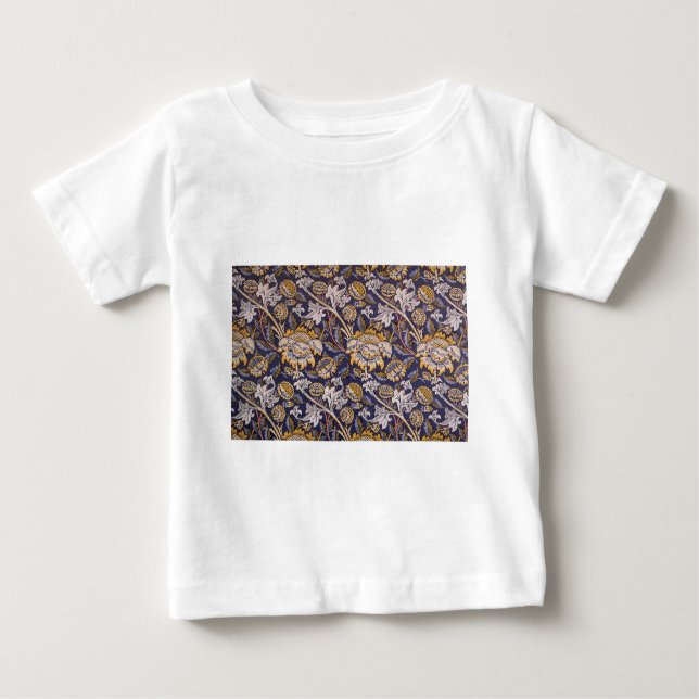 William Morris Wey Blommigt Tapet Tee (Framsida)