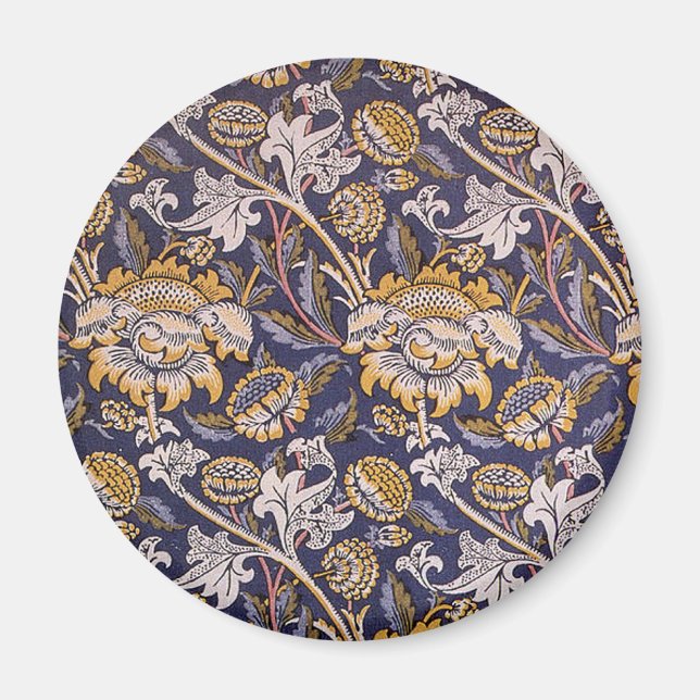 William Morris Wey Tapet Blommig  Magnet (Framsidan)