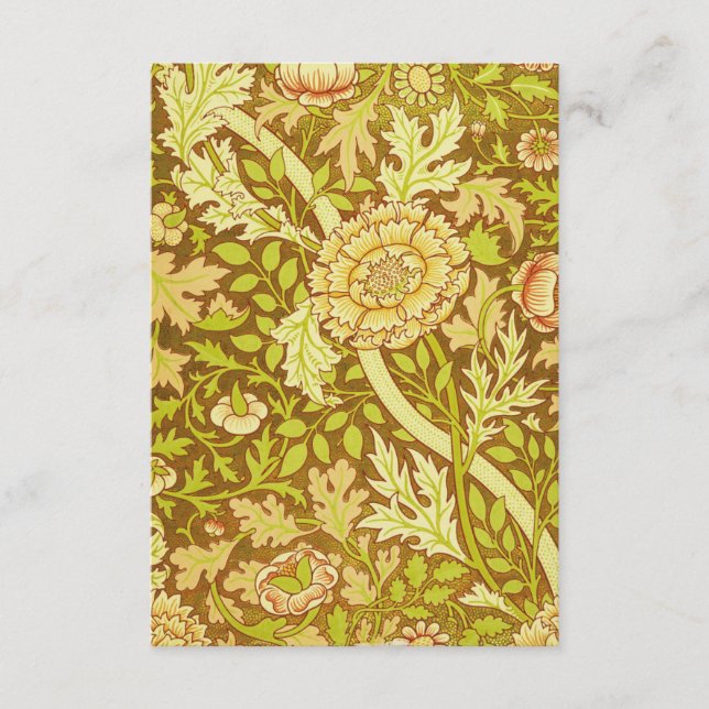 William Morris - William Morris Design Tilläggskort (Framsida)