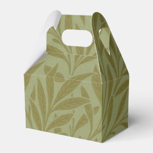 William Morris Willow Antique Grönt Löv Vine Art Presentaskar