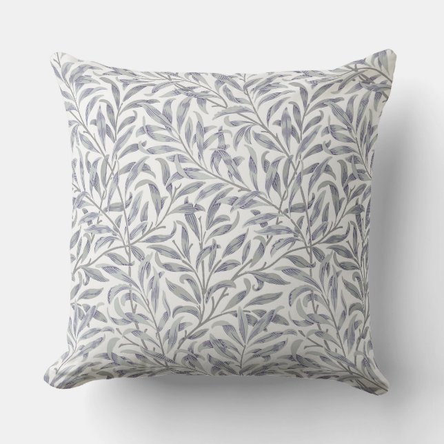 William Morris Willow Bough Blue Kudde (Framsida)