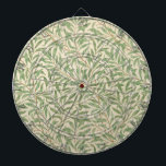 William Morris Willow Bough Garden Flower Classic Darttavla<br><div class="desc">Denna typ av piksten bygger på William Morris klassiska ursprungliga teckning (1887) (1834-1896) för sin linje Victorian English tapet. En fantastisk rik foliedesign.</div>
