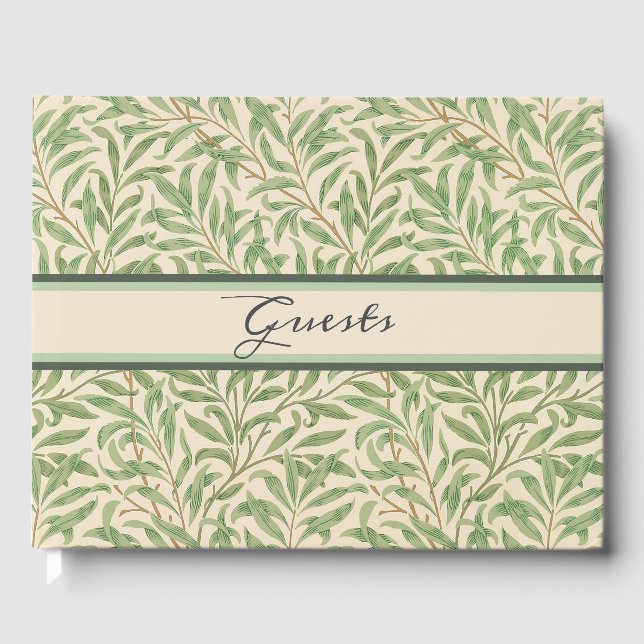 William Morris Willow Bough Garden Flower Classic Gästböcker (Framsida)