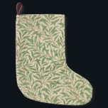 William Morris Willow Bough Garden Flower Classic Liten Julstrumpa<br><div class="desc">Denna typ av piksten bygger på William Morris klassiska ursprungliga teckning (1887) (1834-1896) för sin linje Victorian English tapet. En fantastisk rik foliedesign.</div>