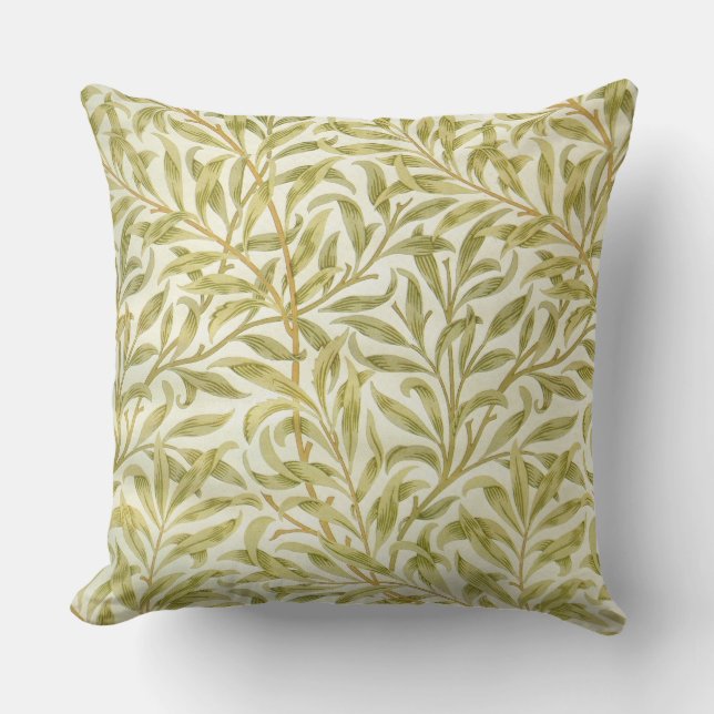 William Morris Willow Bough Utomhuskudde (Framsida)