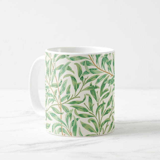 William Morris. Willow Bough. Vintage greenery Kaffemugg (Framsida vänster)