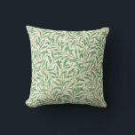William Morris. Willow Bough. Vintage greenery Kudde<br><div class="desc">William Morris "Willow Bough" dekorativ kudde. Greenery foliage mönster.</div>