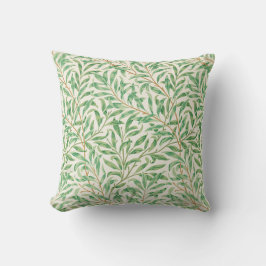William Morris. Willow Bough. Vintage greenery Kudde