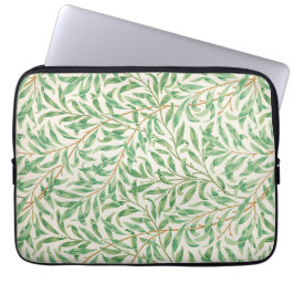 William Morris. Willow Bough. Vintage greenery Laptop Fodral