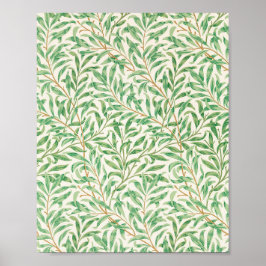 William Morris. Willow Bough. Vintage greenery Poster